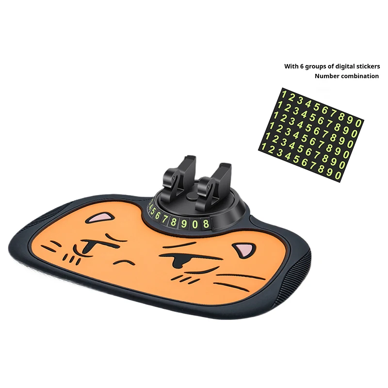 Mobile Phone Bracket Car Non-Slip Mat Car Dashboard Sticky Anti-Slip Mat Auto Silicone Interior Dashboard Phone Anti-Slip Pads