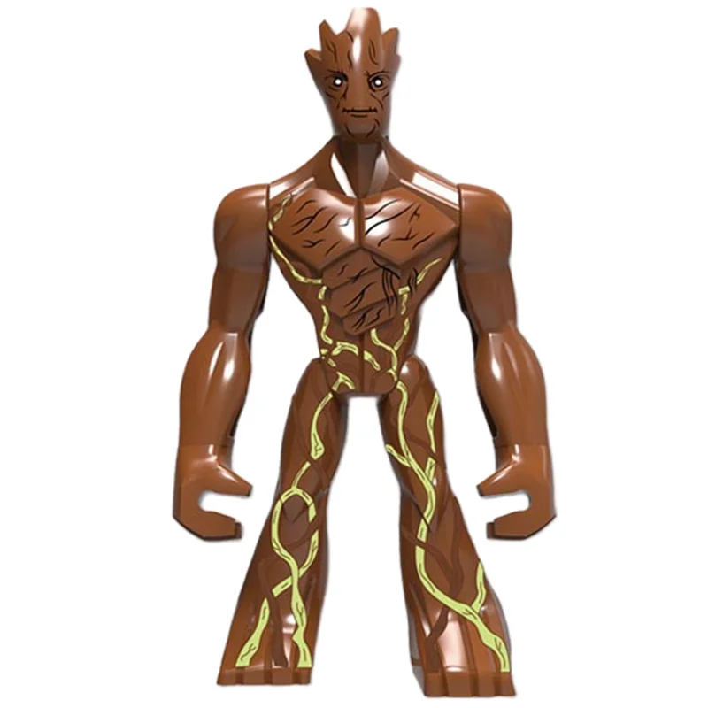 thumbnail image 1 of Bloques de construcción Marvel Figuras de transformación Big Goblin Spiderman Iron Man Venom Capitán Hawk Deadpool Technic Armor Juguetes de regalo, 1 of 5