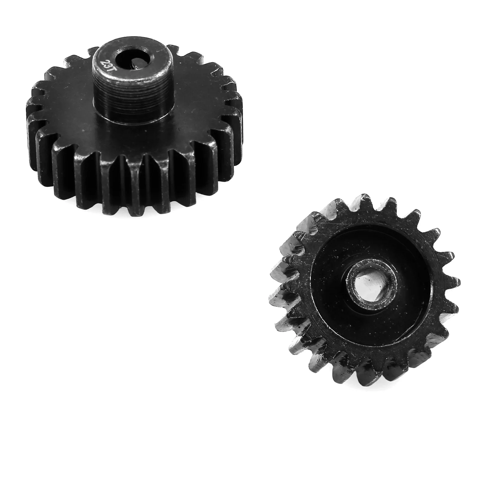 Hardened Steel M0.8 32P 3.175mm 10T 11T 13T 15T 17T 18T 20T 22T 24T Metal Pinion Gear Motor Gear For 1/10 RC Model Car