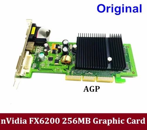 Carte Graphique PNY NVIDIA GeForce 6200 - 512 Mo - AGP - Testée Et Fonctionnelle