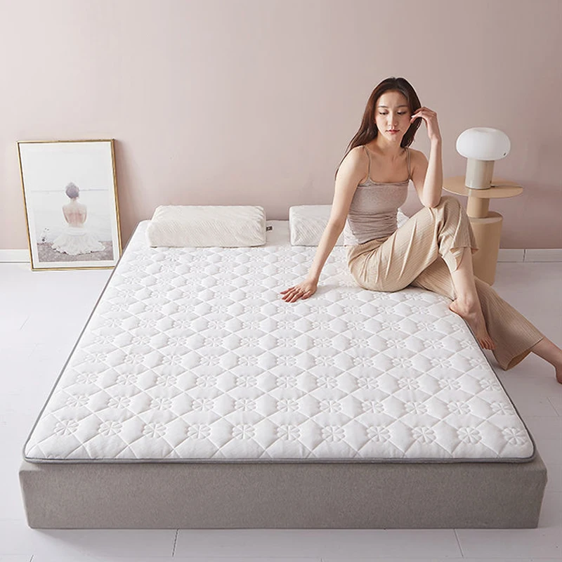 Colchonetas para dormir en el suelo, colchón de látex Natural, muebles de  dormitorio, colchón de rodillo Songk Colchon Tatami - AliExpress
