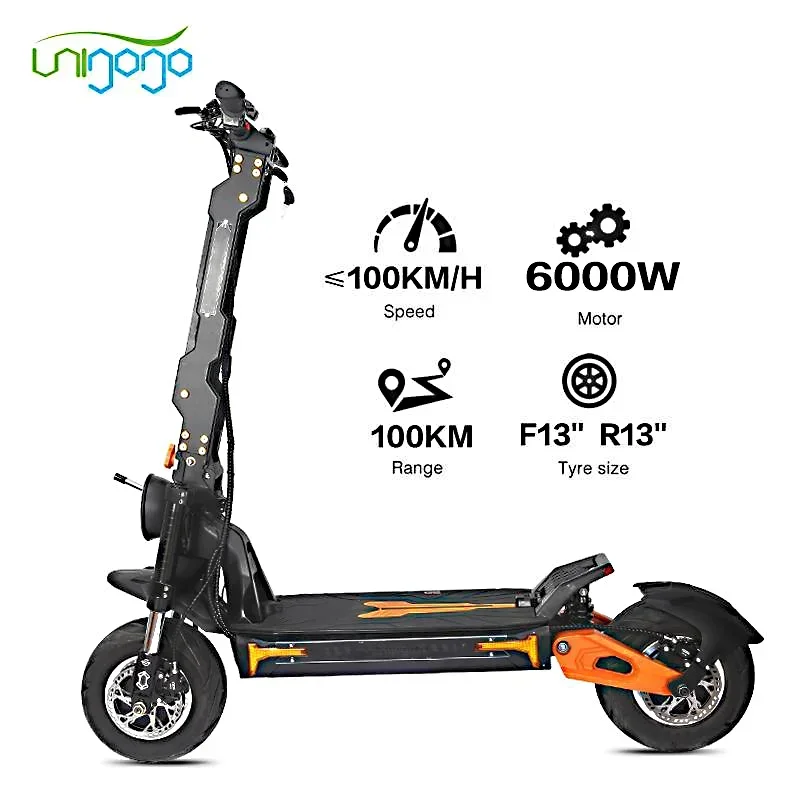Autumn New 10000W Dual Motor Adult Electric Scooter 72V-40AH Large Battery 14" Off-Road Tires Hydraulic Brake Max Speed 120KM/H