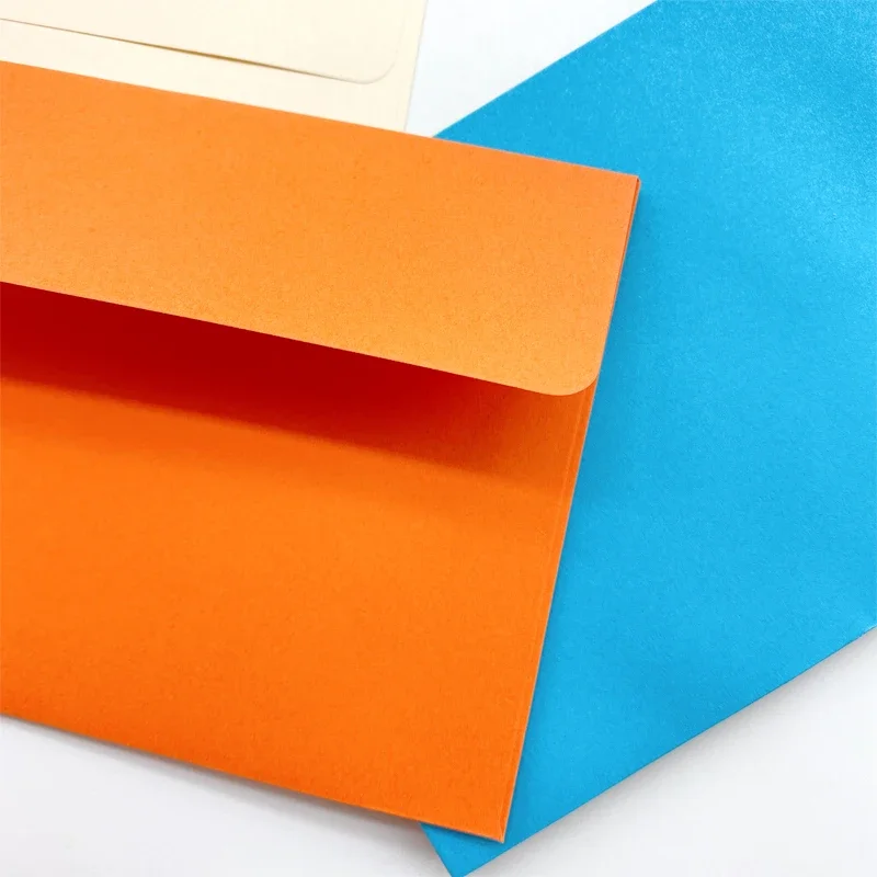 10Pcs Colorful Candy Kraft Paper 14 selections Blank Big Envelopes Greeting Cards Wedding invitation Envelopes Gift Envelope greeting cards wedding invitations wedding envelopes