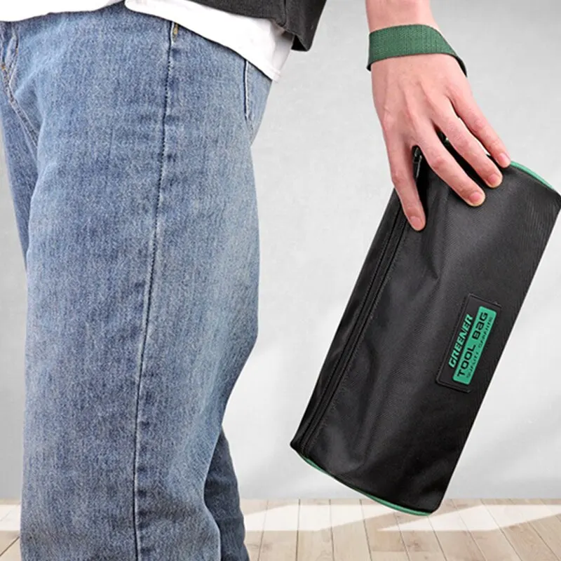 OxfordFabricMultipackToolBagGreenMultiPocketWaterproof