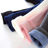 Girls Pant Autumn Winter kids Clothes Casual Pants Girls soft Fleece Thermal Trousers Babys Girl Elasticity Slim Leggings 1