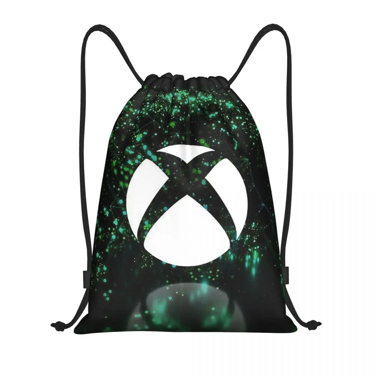 Custom Classic Xboxs Logo Drawstring Bags For Training Yoga Backpacks Women Men Game Gamer Gifts Sports Gym Sackpack