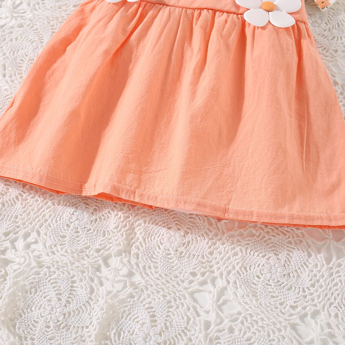 Baby Girl Dresses Summer Flower Printed Sweet Doll Collar Short Sleeved Children Clothing Baby girls dress baby girl dress