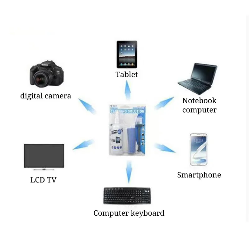 KCL-1005 JieLide Cleaning Kit Laptop LCD Screen Computer Phone Cleaner Cleaning Solution 3