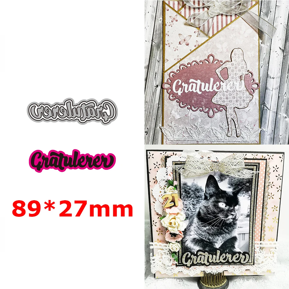 Words Metal Cutting Dies Mine Danish Norwegian Swedish DPSBARNET  Velkommen lev Din drm Letter Dies for DIY Craft Album Decor