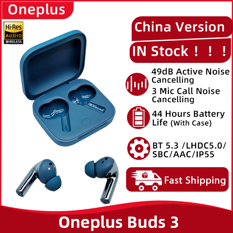 Oneplus Buds 3 TWS Bluetooth Earphone 49dB ANC Active Noise Cancelltion Wireless Headphone IP55 For Oneplus 12