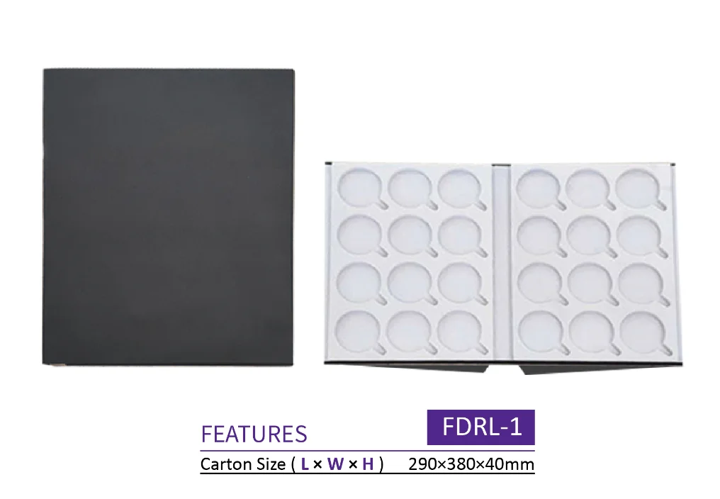 FDRL-1 24pcs Sunglasses Eyewear Optical Lens Display Case Lens Slot Book