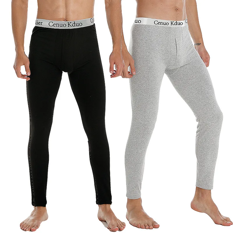 Warm Pants For Men With Plush And Thickened Autumn And Winter High Elasticity, Tight Fitting Sports Bottoms And Slim Fitting Pan 4
