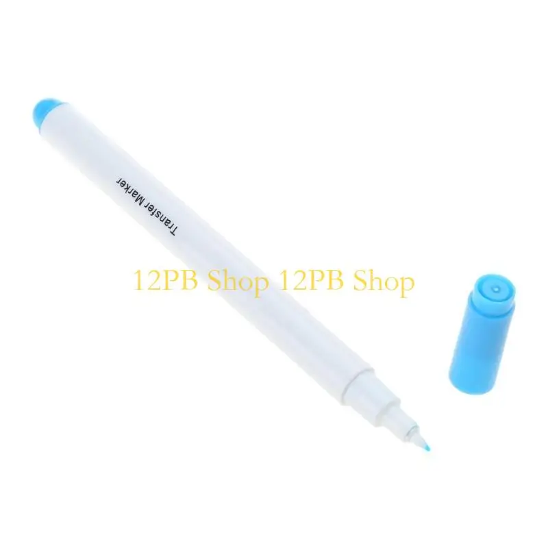 12PB 물 지울 수있는 패브릭 마킹 펜 사라지는 잉크 패브릭 마커 펜 임시 마킹 펜 천 마킹을위한 바느질 도구