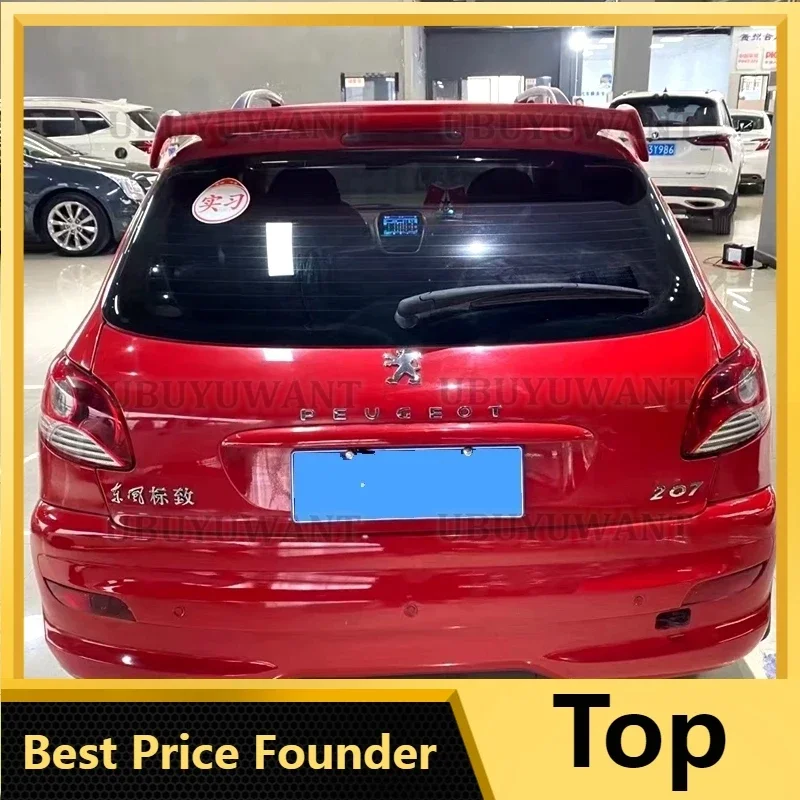 Spoiler Sul Tetto Posteriore Per Peugeot 206 207 208 308 Gti 2005-2022 Hatchback 206 207 308 Spoiler Abs Plastica Car Tail Wing