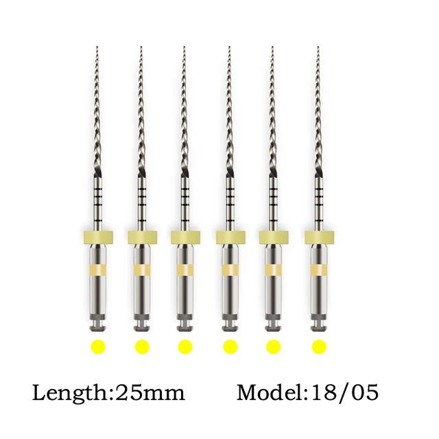Enhanced Dental Endodontic NiTi File System for Effective Treatment - 6 Pieces/Box