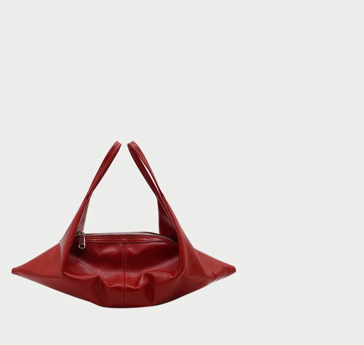 Borsa a tracolla donna in vera pelle con manico a corno_voghion.com