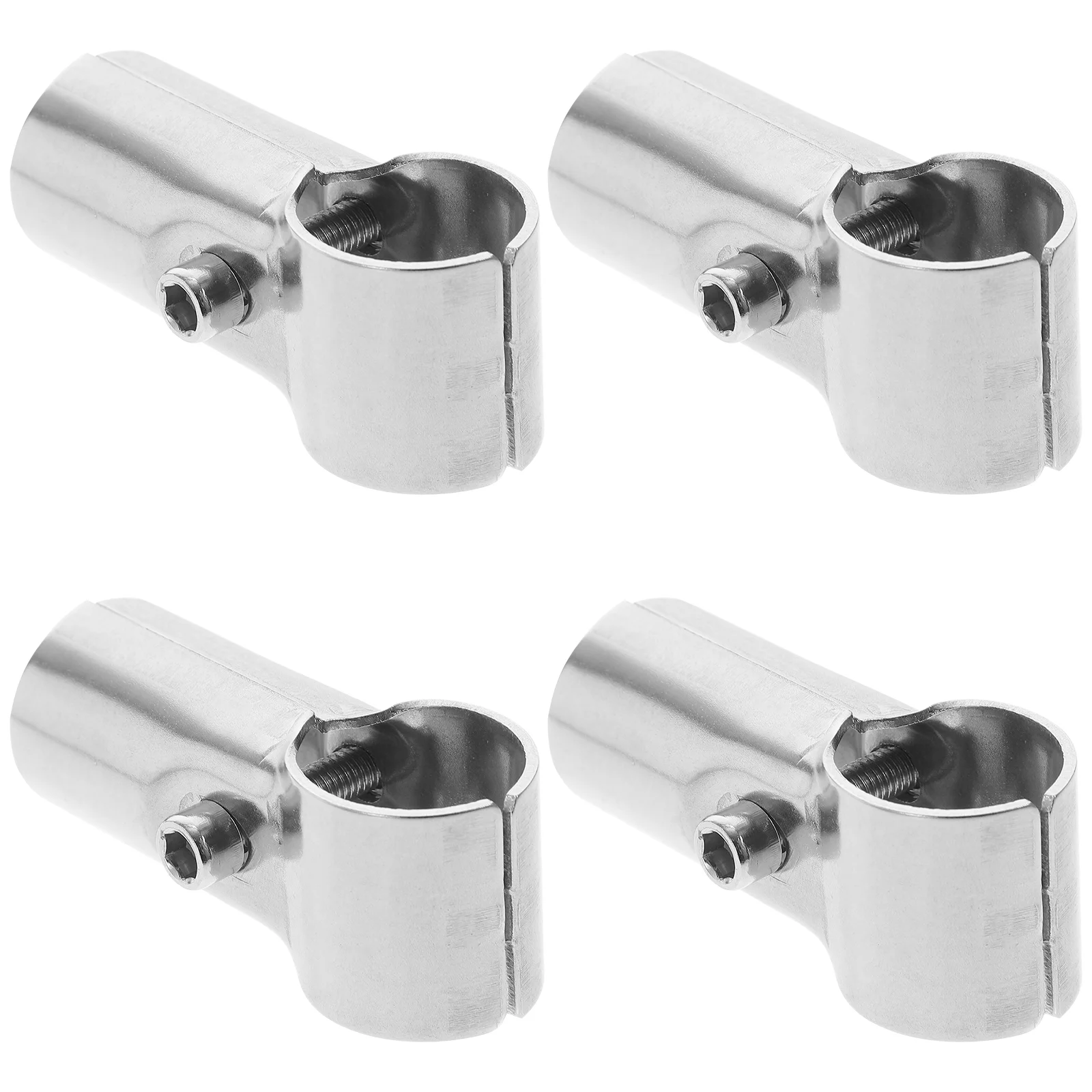 

4 Pcs Chain Fence Clamps Pipe Repair Panel Stainless Steel Greenhouses Shelf End Rail Bracket Fitting Tools