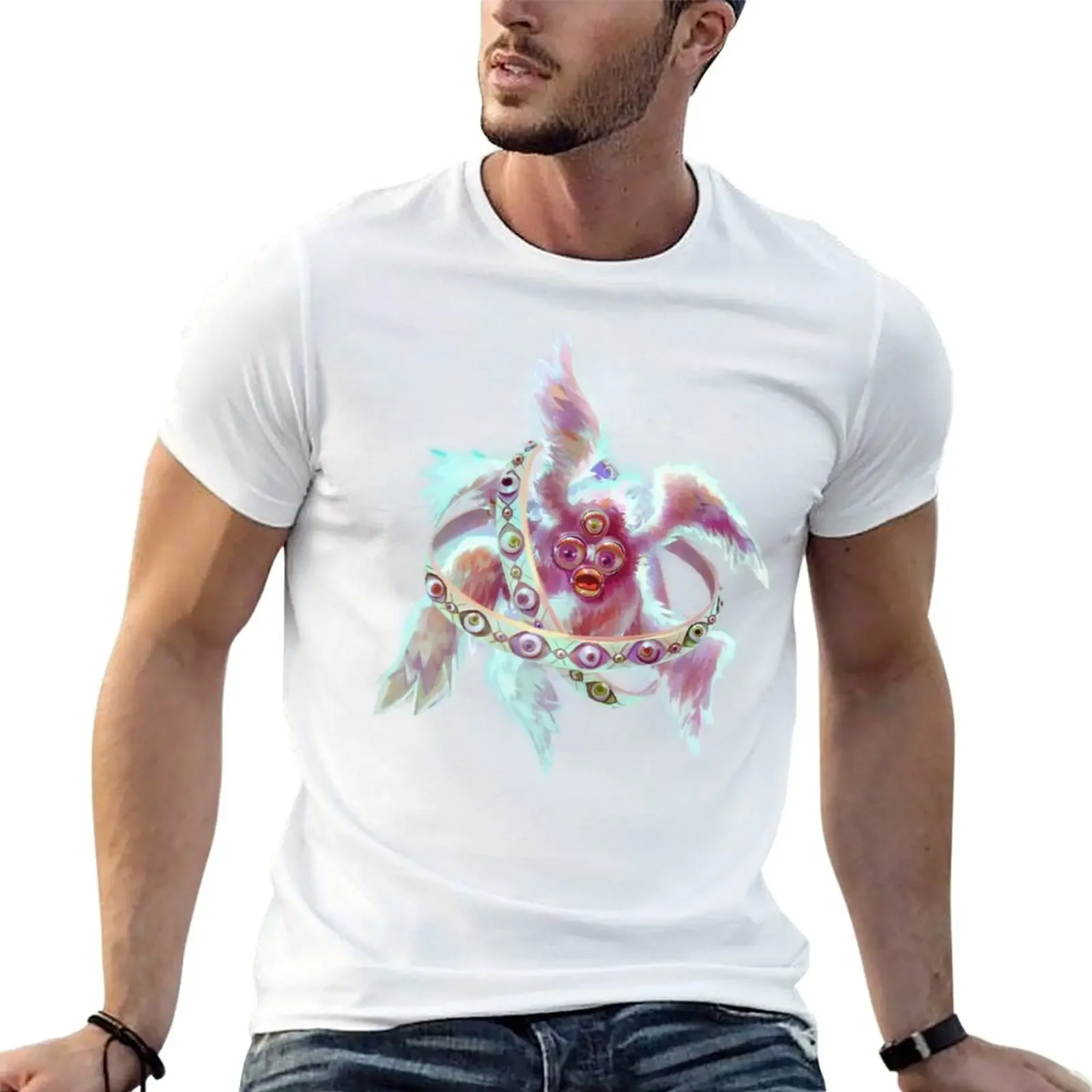 T-Shirt Furby (Burby) Bibically Accurate Customizeds T-Shirt Da Uomo In Cotone Bianco Per Ragazzi