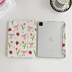 Custodia per Tablet a Fiore Chic con Fiocco per iPad Pro e Serie Air