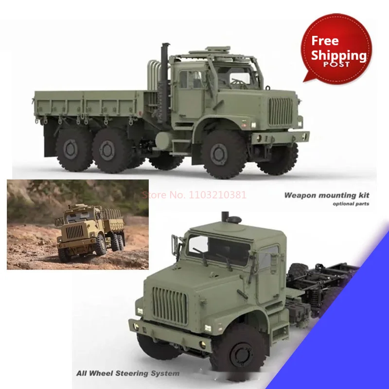 New Crossrc Simulation Tc6 Military Card Climbing Car 1/12 Remote Control Electric Rc Model Car 6-Wheel Drive Six Wheel Steering 5