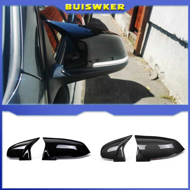 

For BMW 1 2 3 4 Series F20 F30 F31 F32 F36 2012 - UP 320i 328i 330d 335i M3 M4 Look Replacement style Carbon Fiber Mirror Cover