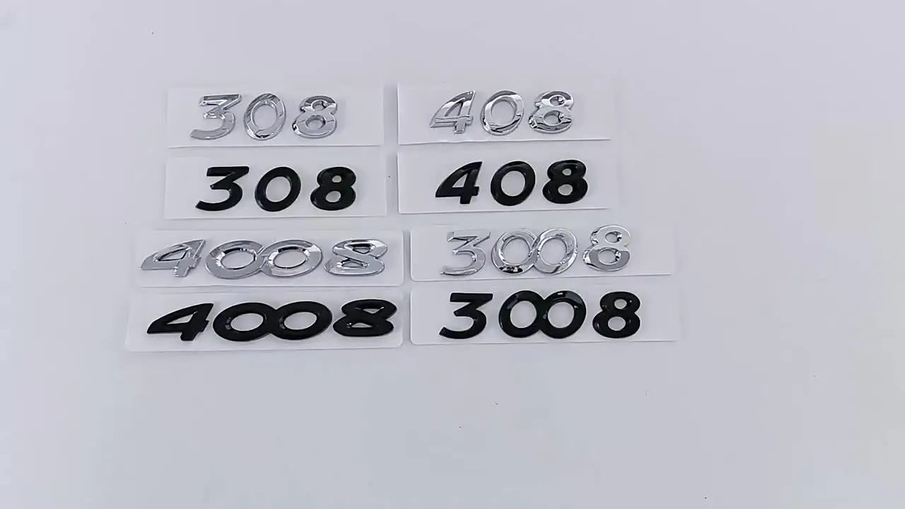 Adesivi Logo Auto Per KIA, Peugeot, Renault - Decorazioni Per Parafango, Portabagagli E Laterali - Foto 4