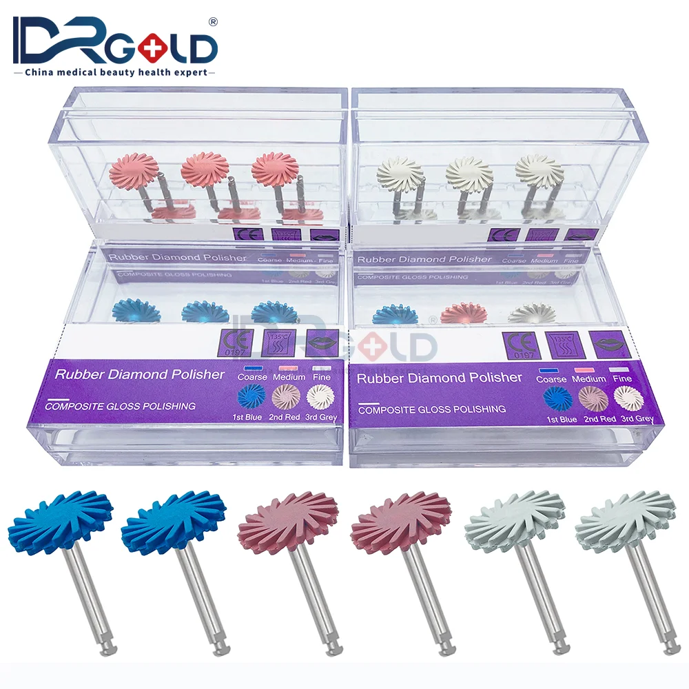 Dental Composite Polishing Kit Dentistry Rubber Polisher Composite