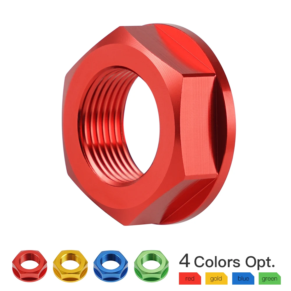

M22 Rear Wheel Axle Shaft Lock Nut Screw Rim For Honda CR125R CR250R 00-07 CRF450L 2019-2020 CRF250RX CRF450RX CRF 250 450 R/X