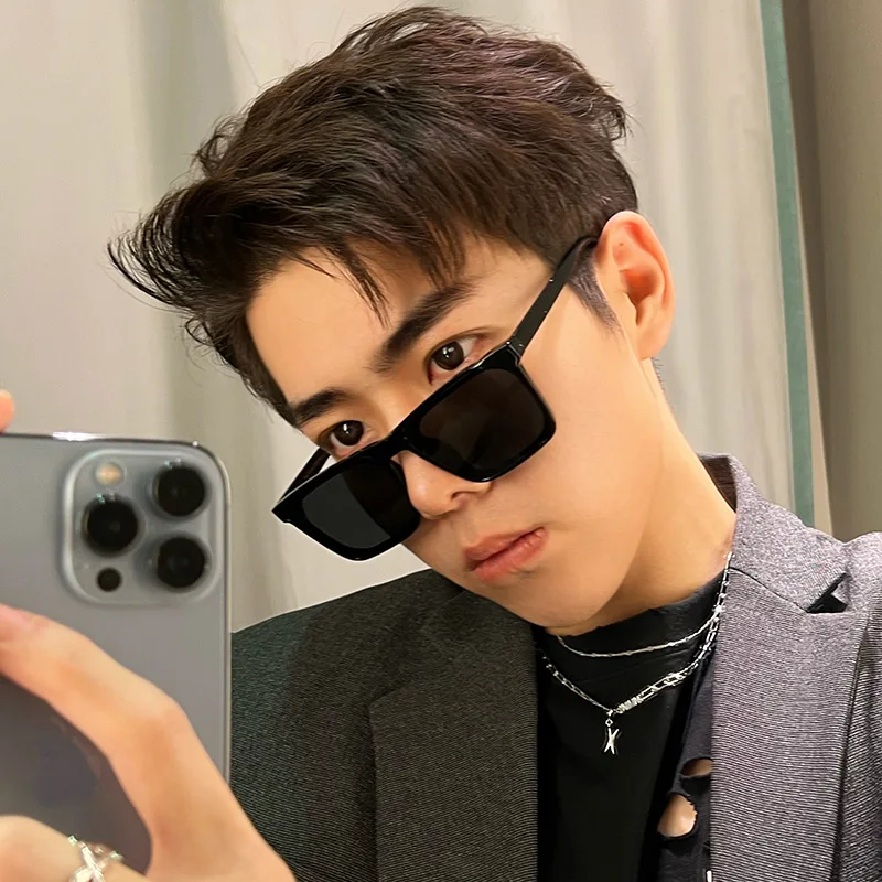 Polarized Sunglasses Steampunk Sunglasses Clip On Sunglasses Semi Rimless Sunglasses Sports Sunglasses Square Women Men Rectangle Unisex Classic Vintage Outdoor