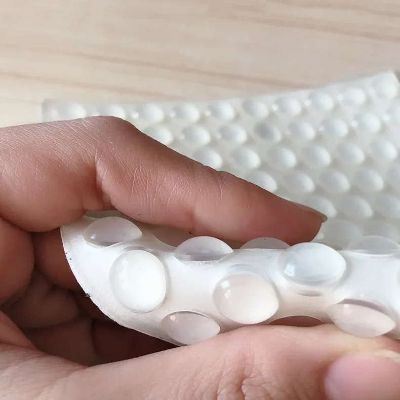 Clear Adhesive Drawer Bumpers Pads Silicone Self Adhesive Cabinet Door Bumpers Round Cutting Boards Sound Dampening Rubber Feet