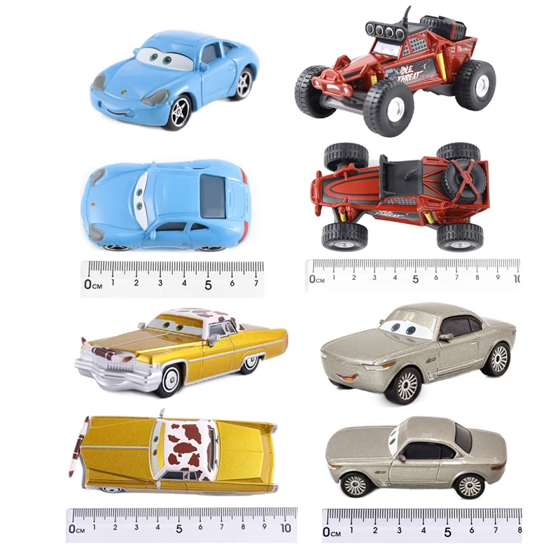 fisher price car Disney Pixar Cars Lightning McQueen Jackson Storm Mater 1:55 Diecast Metal Alloy Model Vehicle Toys For Children's Birthday Gift electric toy car