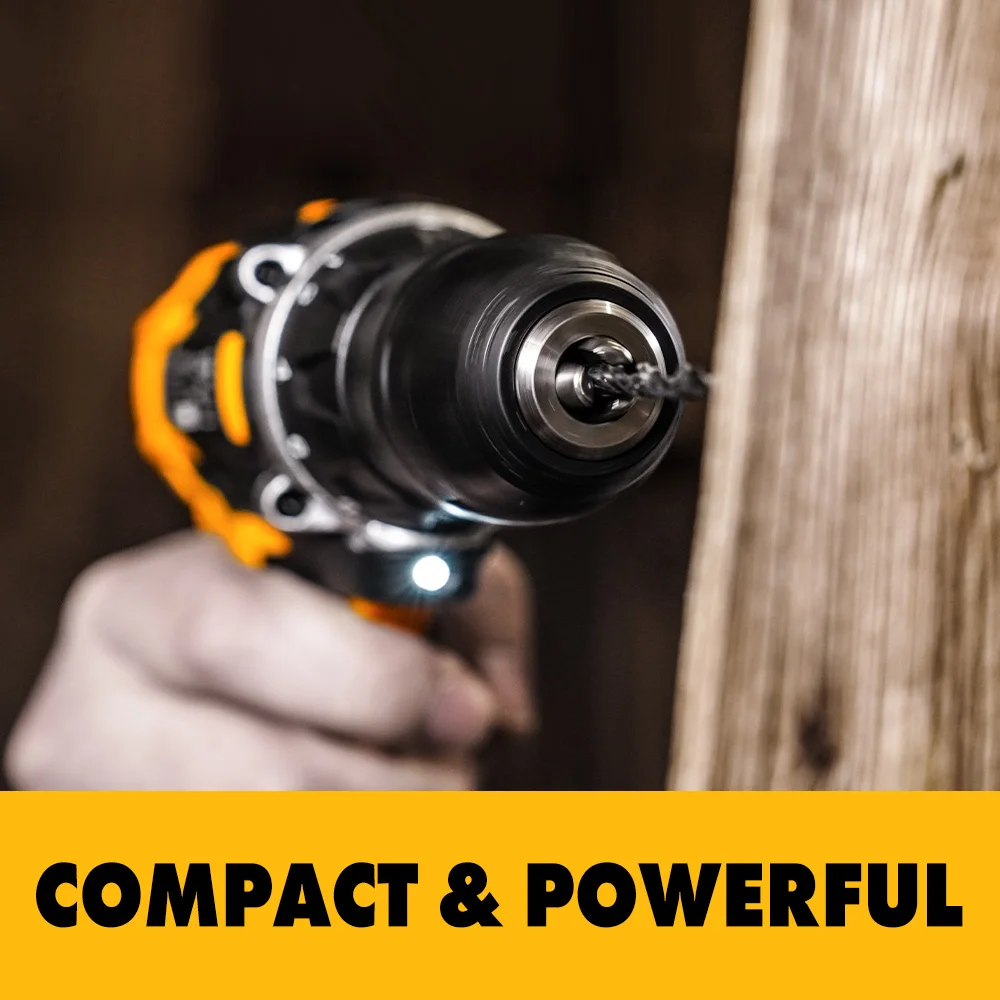 DEKO 12V 16V 20V SET1 Cordless Drill 2 Speed Electric Screwdriver DIY Mini Wireless Power Driver DC Lithium-Ion Battery 3/8-Inch 6