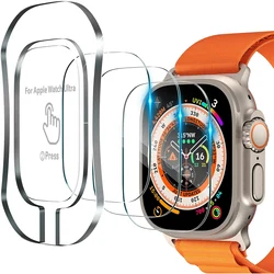 3 - Pack Ultra - Durable Tempered Glass Screen Protectors - Full Coverage Protective Film - 49mm (Clear)