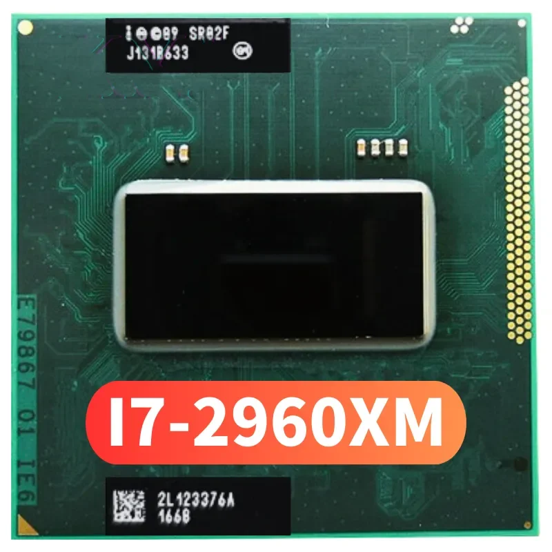 Processore Intel Core I7-2960Xm Sr02F I7 2960Xm Notebook Laptop Cpu Socket G2 Rpga988B Adatto Per Laptop Chipset Hm65 75 76 77