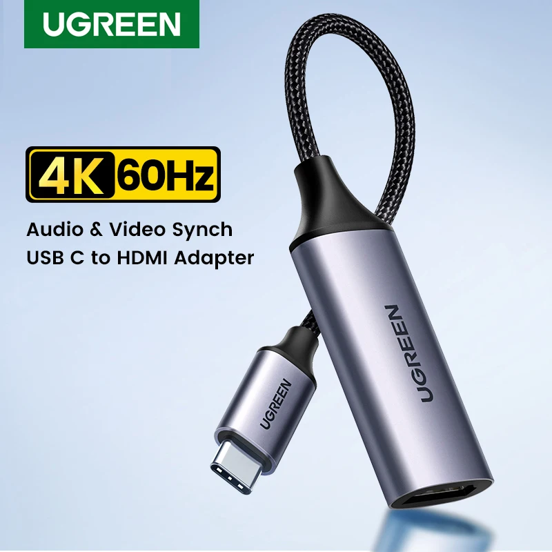 Ugreen Usb Tipo C A Cavo Hdmi 4K Per Tv Dac Usb C Adattatore Hdmi Per Pc Xiaomi Macbook Pro Air Ipadpro Samsung Galaxy Cavo Hdmi