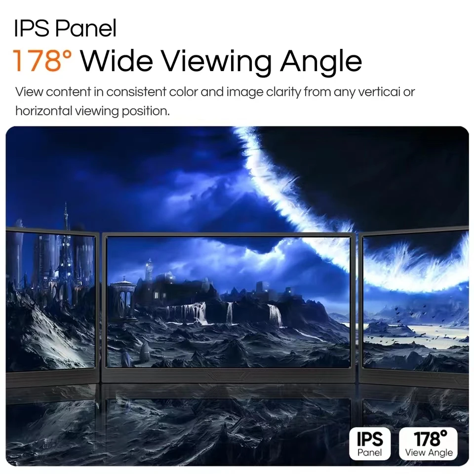 ޴  ADS-IPS г ũ, USB C Ÿ HDMI ȣȯ ̹ Ȯ ÷, Ʈ  ġ ĵ , 14 ġ