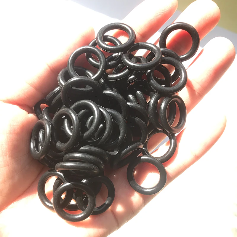 NBR Rubber Ring Thickness 1 1.5 2 2.5 3mm NBR Sealing O-Ring Nitrile Butadiene Spacer Oil Resistance O rubber o rings
