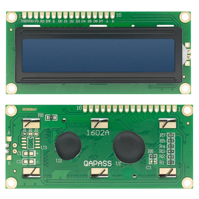 LCD1602 LCD , 16x2  LCD ÷ , HD44780 Ʈѷ, , ο, ׸ ũ, Ʈ, 50 