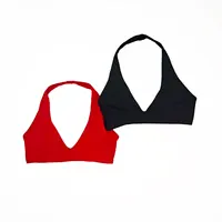 NCLAGEN Gym high support Workout underwear SoftMotion Minimal Halter Neck Bralette Women's sports bra Pilates yoga halter top - Image 2