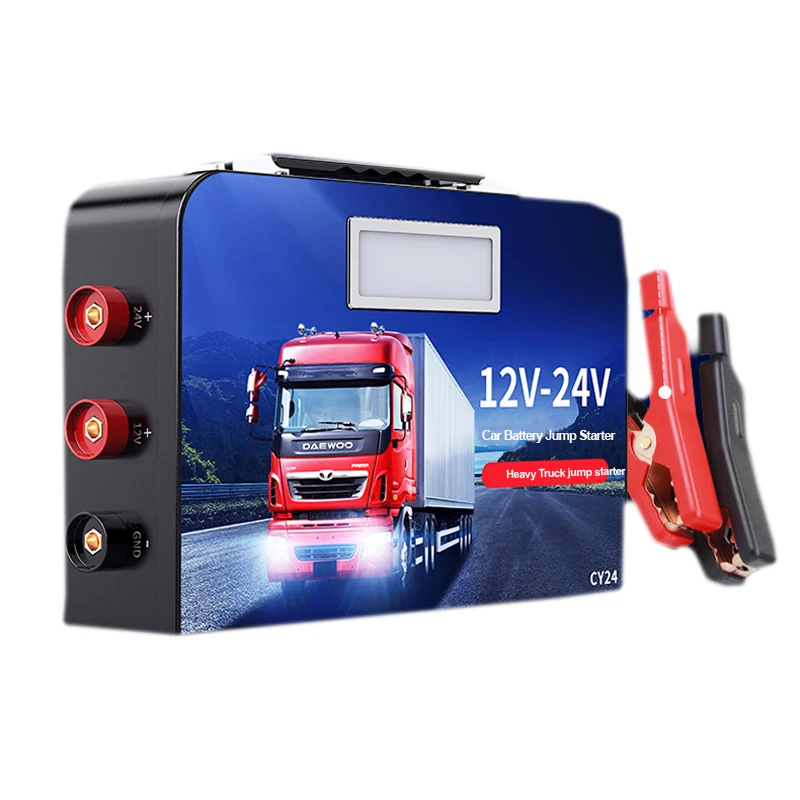 12 24 Volt Jump Starter Automotive Battery Booster 45800Mah Benzina Power Bank Car Jump Starter Per Veicoli Pesanti