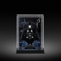18.6X 18.6X 26.3cm Building Block Acrylic Display Box Show Case For Lego 75304 Death Hemer Dustproof Clear Crystal Nut Type 1