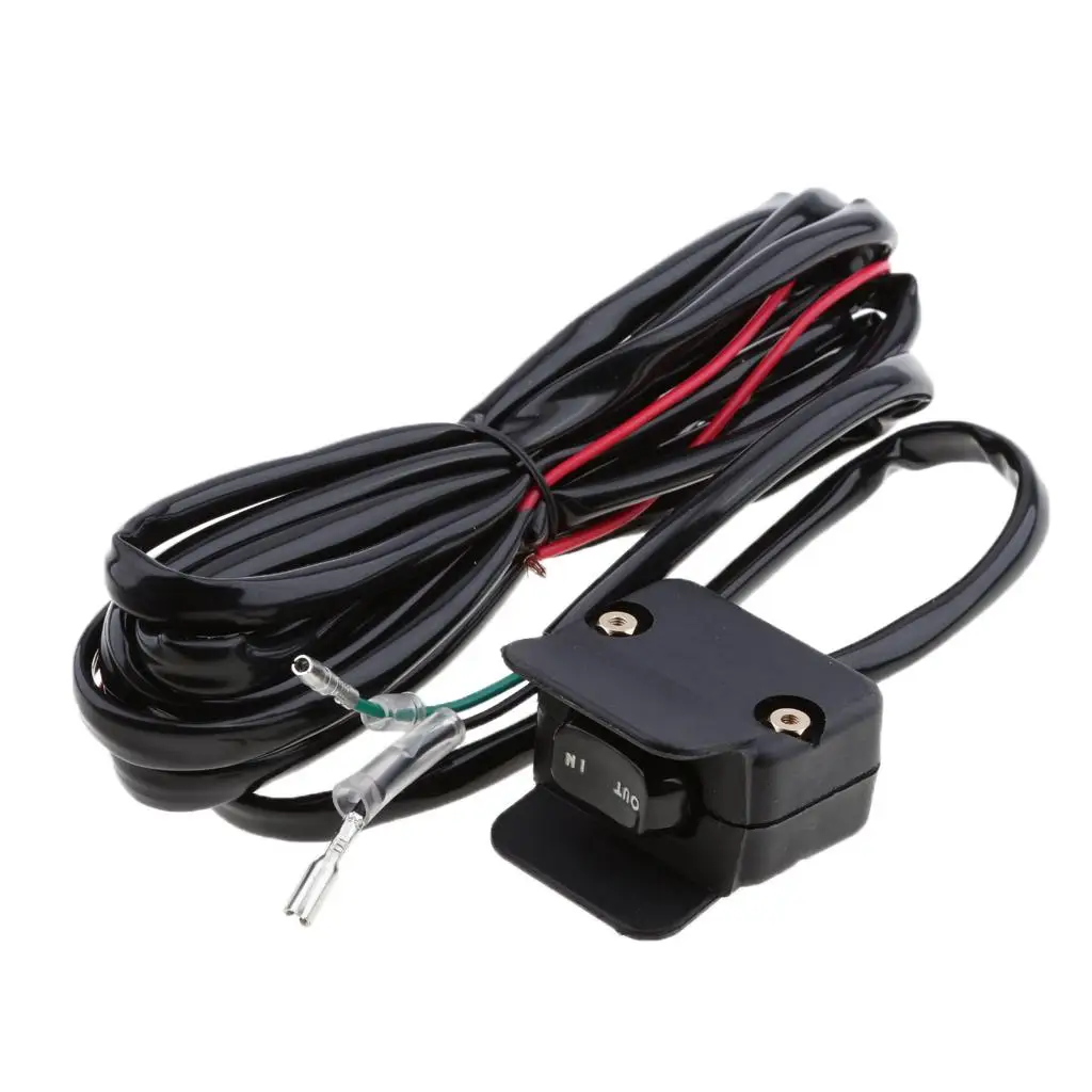 Handlebar Control Line Winch Rocker Switch Handlebar Control for ATV
