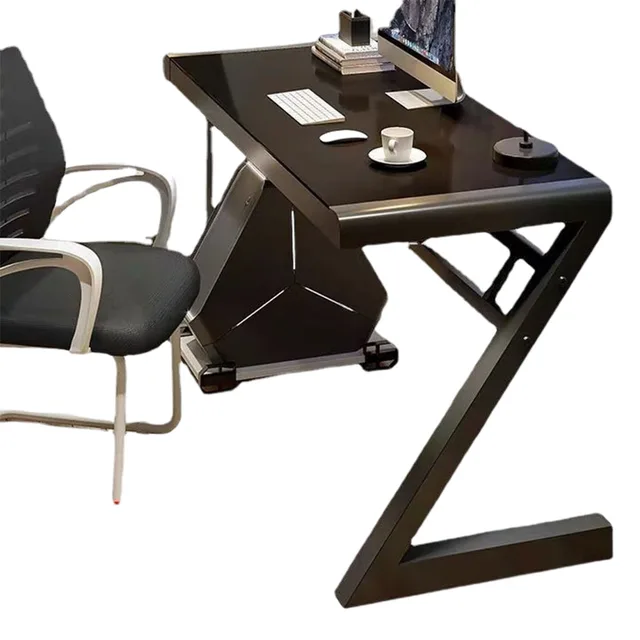 Modern Glass Computer Desk: Simplicity