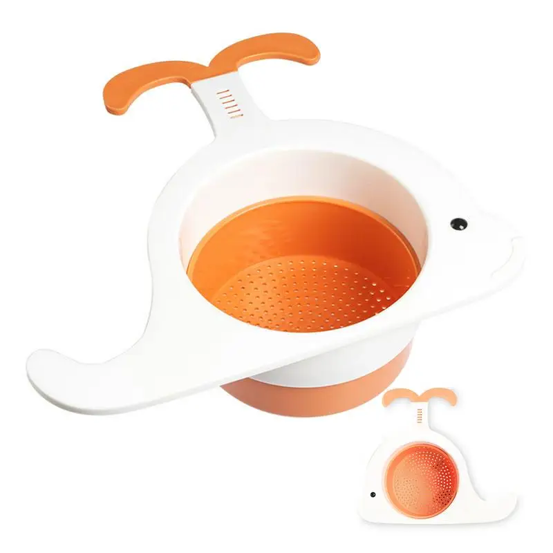 

Berry Colander Can Drainer Strainer Whale Sink Drain Basket Design To Save Space Filter Moisture From Dishes Leftover Store