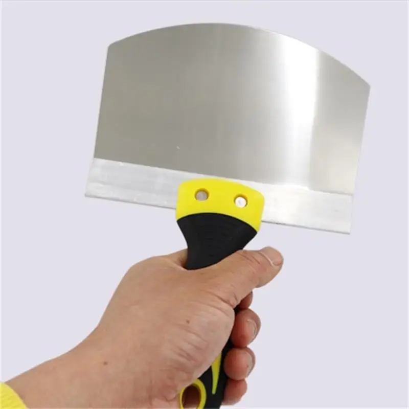 

Stainless Steel Wall Paint Plaster Shovel Putty Knife Scraper Blade Paint Feeder Filling Spatula Construction Tool