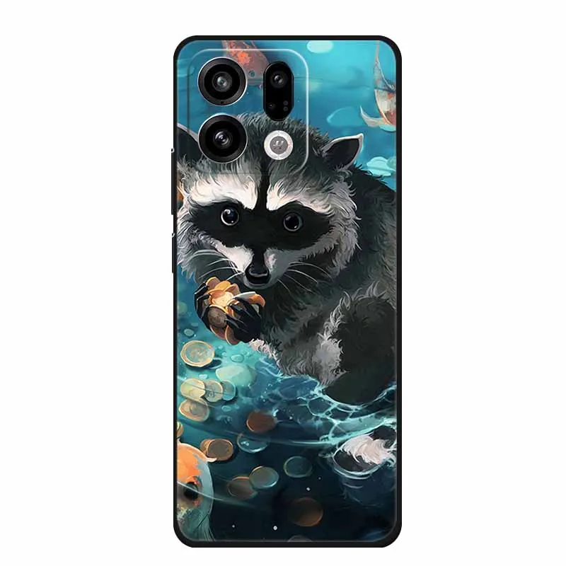 Sleek Black Silicone Soft Back Phone Case
