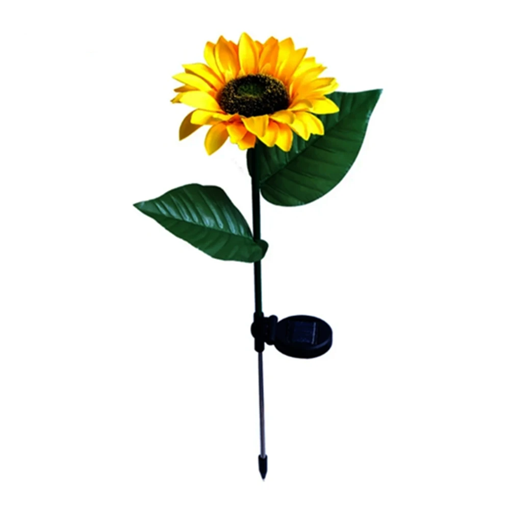 Solar-Powered Sunflower Lights with Flashing & Steady Modes - Waterproof Decorative Garden Lights