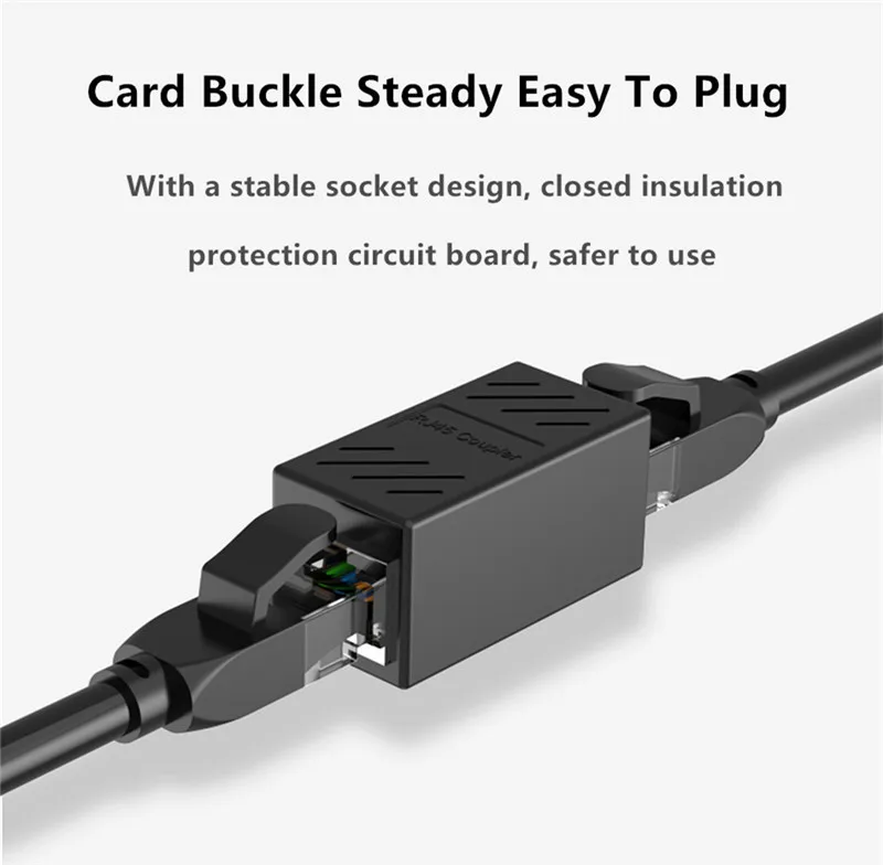 Set 4 Adattatori RJ45 Cat7 Femmina-Femmina - Prolunga Cavo Ethernet Fino A 10 Gigabit - Foto 13