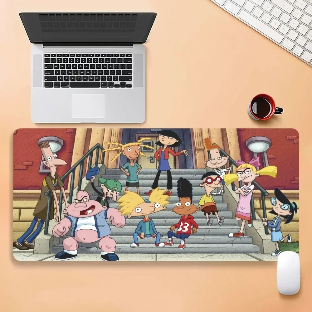 Cartoon H-Hey A-Arnold Funny Mouse Pad Office Large PC Computer Desk Keyboard Game Rubber Big Laptop Table 4
