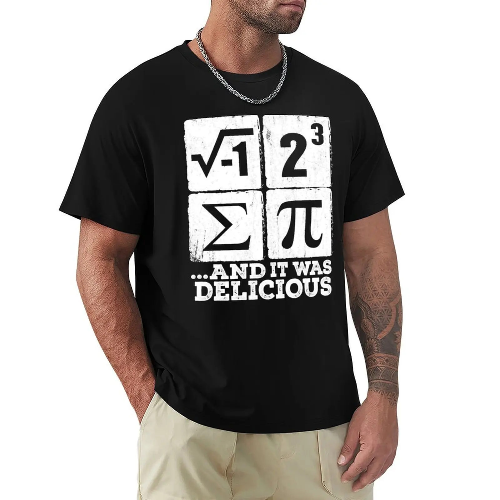 

I Ate Some Pi t shirt Funny i ate some pie Math Nerd Humor T-Shirt tops Short sleeve tee plain t shirts men